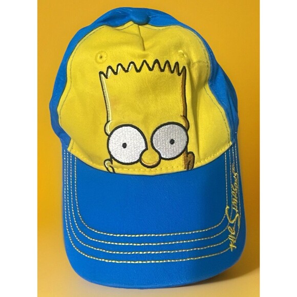 Other - THE SIMPSONS Universal Studios BART Simpson Hat Cap Kids size Youth Blue/yellow